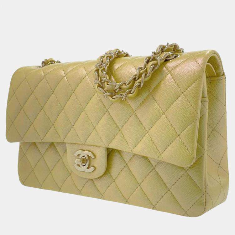 Yellow discount chanel purse