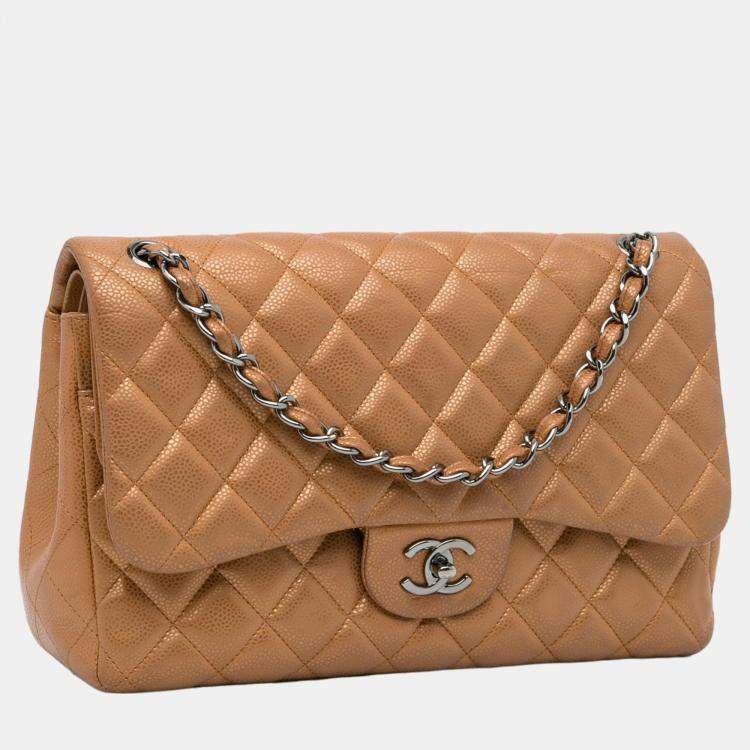Chanel Vintage Medium Double Flap Dark Brown Lambskin Bijoux Chain 24K GHW  Bag - Luxury Reborn