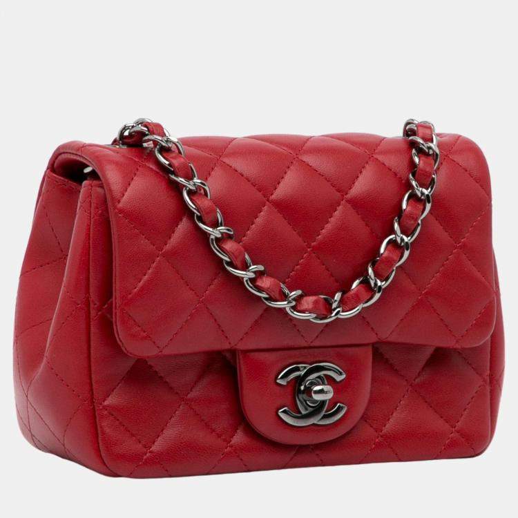 Mini square caviar discount chanel