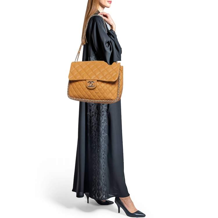 Chanel maxi chain around bag shop