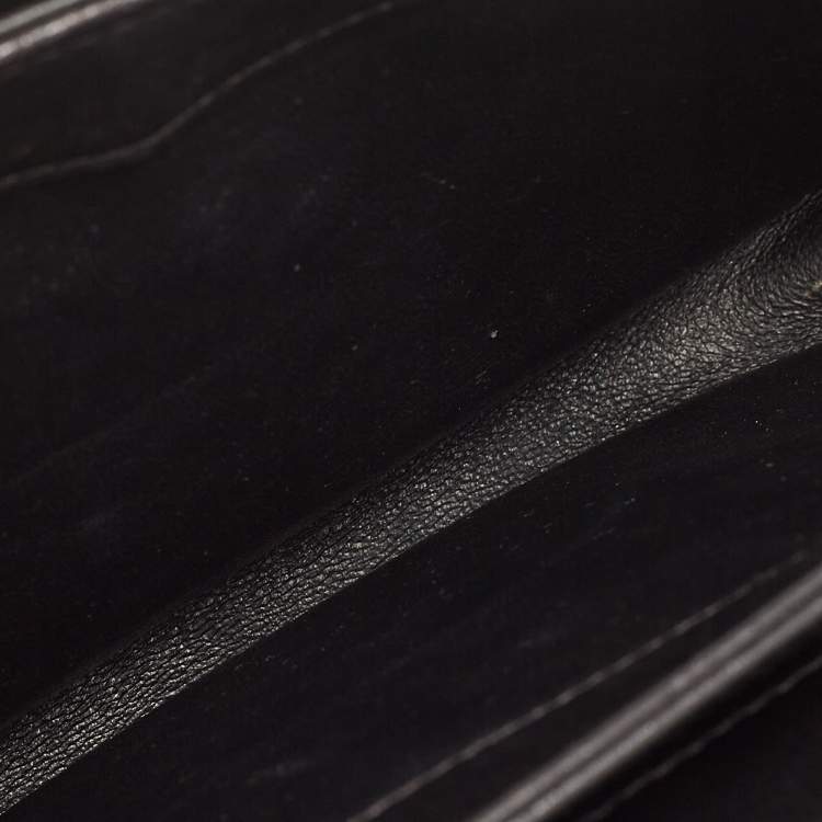 Pre Owned Chanel Black Quilted Leather Small Trendy CC Flap Top Handle Bag