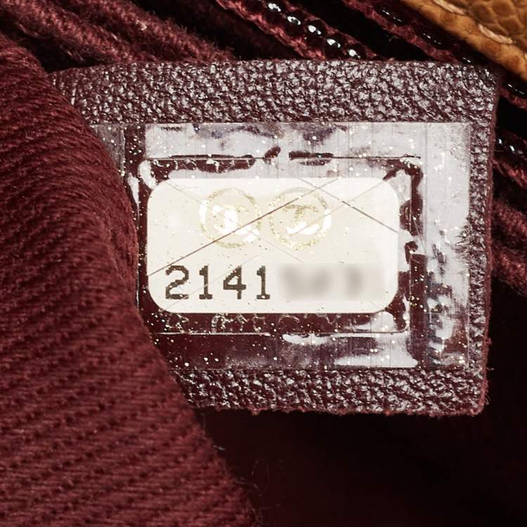 Pre Owned Chanel Brown Quilted Caviar Leather Mini Coco Top Handle Bag