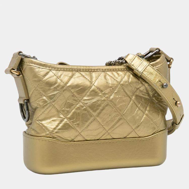 Chanel gabrielle sales bag gold