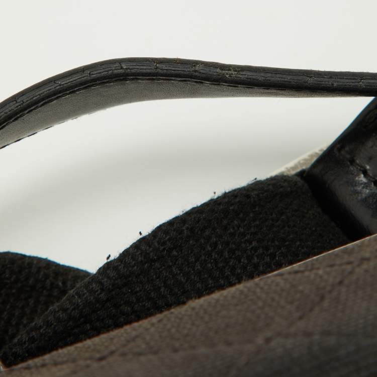 Pre Owned Chanel Black Quilted Canvas and Leather CC Flap Shoulder Bag