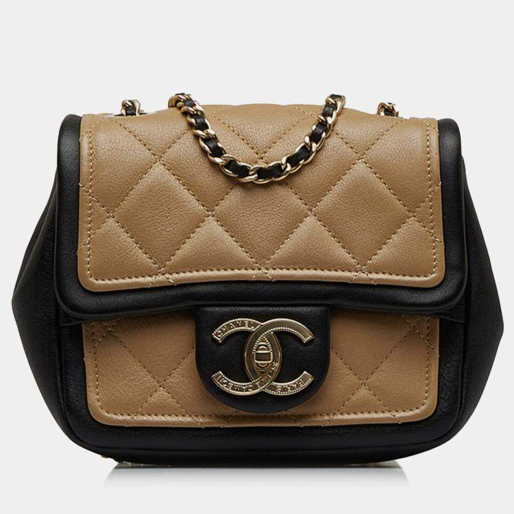 Chanel Mini Square Graphic Flap Crossbody Bag