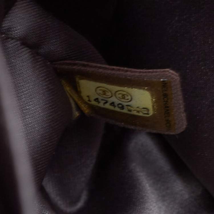 Pre Owned Chanel White Quilted Caviar Leather Grand Shopping Tote