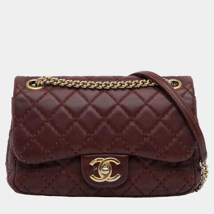 Chanel Burgundy Paris Salzburg Flap Bag Chanel TLC