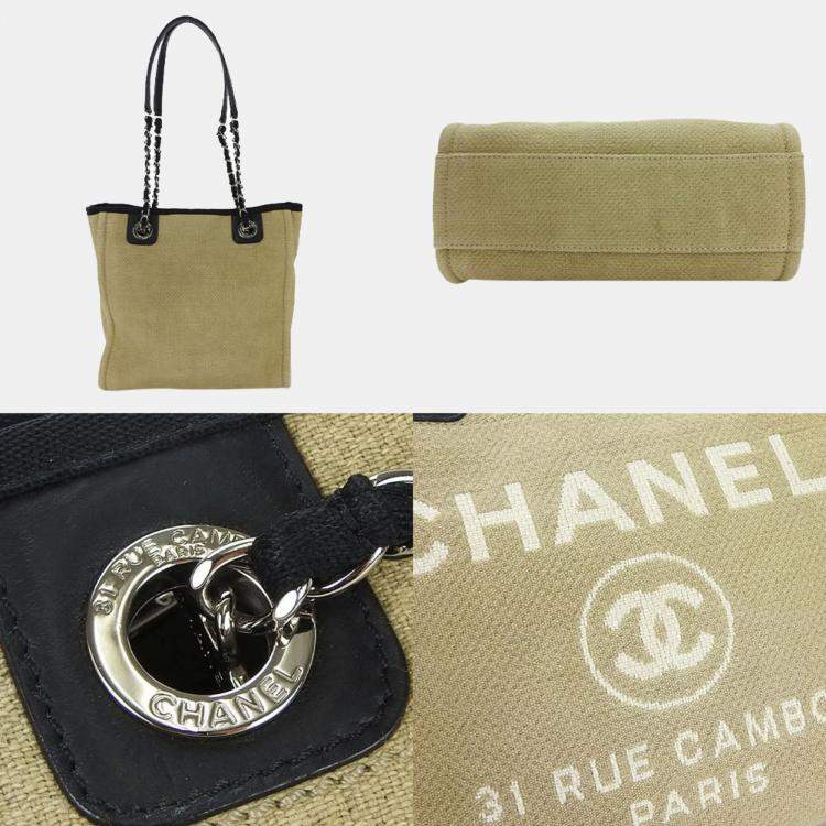 Pre Owned Chanel  Canvas  Deauville Totes