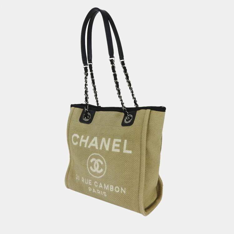 Pre Owned Chanel  Canvas  Deauville Totes