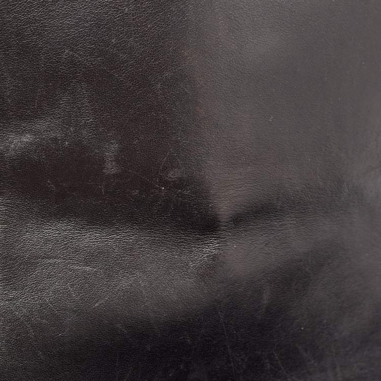 Pre Owned Chanel Black Quilted Leather Small Boy Bag