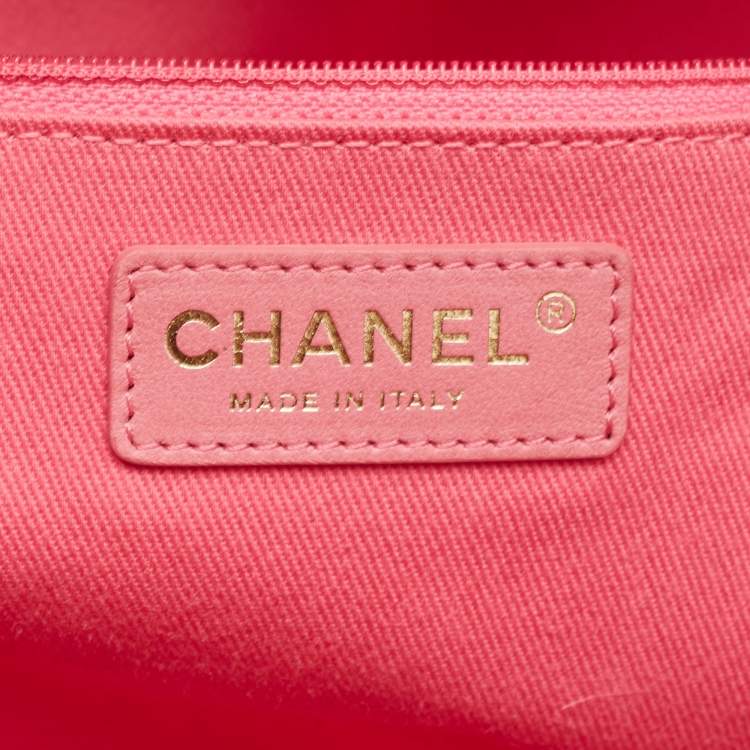 Pre Owned Chanel Multicolor Striped Straw Raffia Large Deauville Shopper Tote