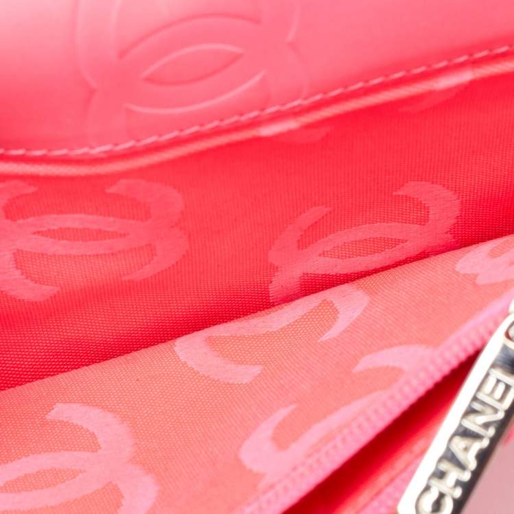 Pre Owned Chanel Black Quilted Leather Cambon Ligne Bifold Wallet