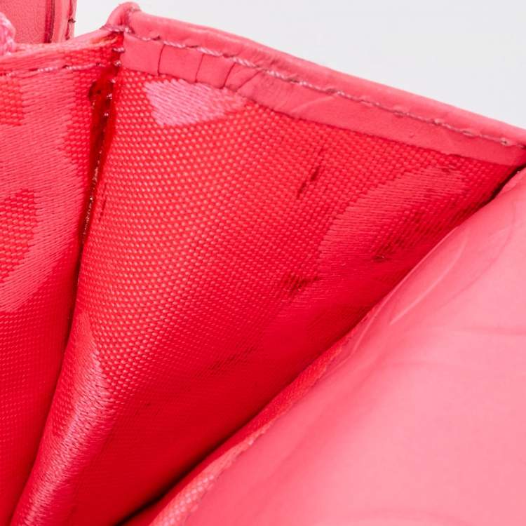 Pre Owned Chanel Black Quilted Leather Cambon Ligne Bifold Wallet