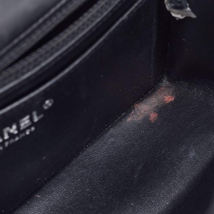 Pre Owned Chanel Multicolor Tweed New Mini Classic Single Flap Bag