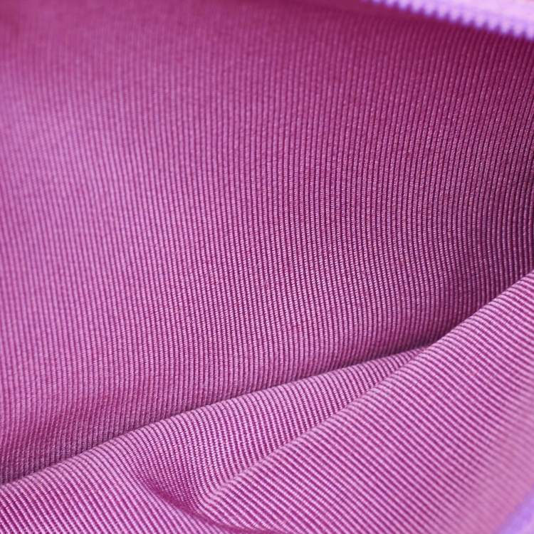 Pre Owned Chanel Purple Quilted Leather WOC Bag