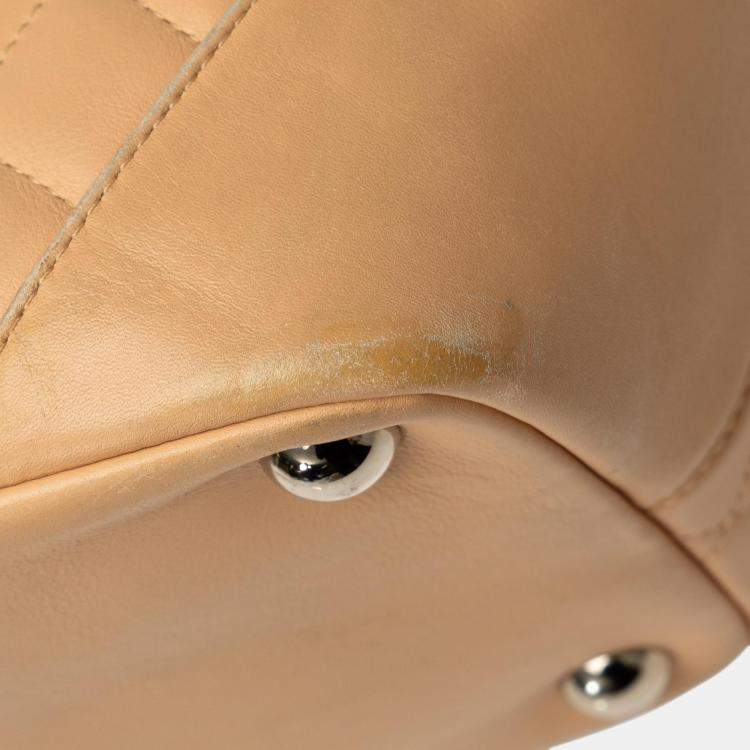 Pre Owned Chanel Orange Large Cambon Ligne Tote