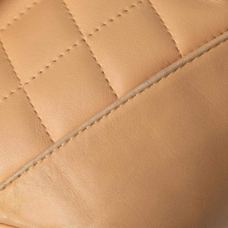 Pre Owned Chanel Orange Large Cambon Ligne Tote