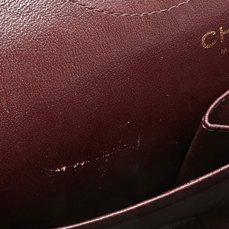 مملوكة مسبقًا Chanel Black Quilted Caviar Leather Jumbo Classic Double Flap Bag