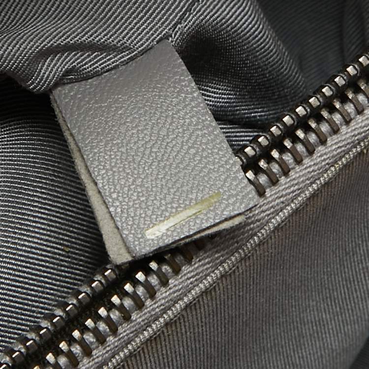 Pre Owned Chanel Red Chevron Quilted Leather Large Boy Shopper Tote