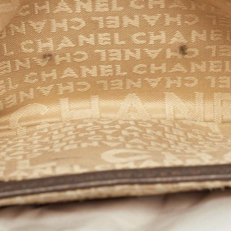 Pre Owned Chanel Olive Green Quilted Leather Reissue Lock Chain Clutch