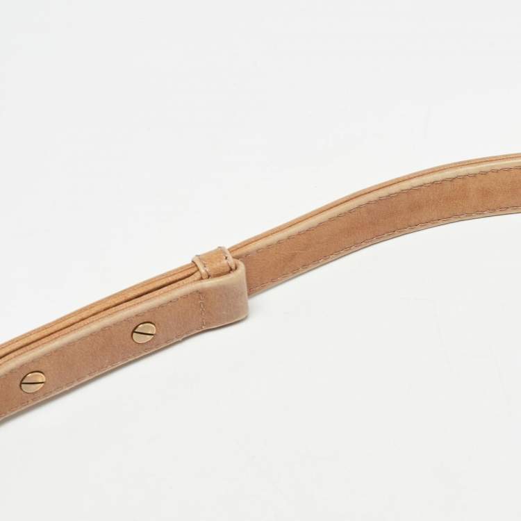 Pre Owned Chanel Brown Marble Effect Quilted Leather New Medium Boy Flap Bag