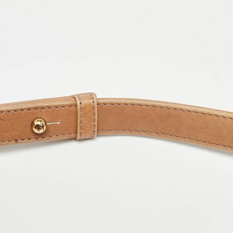 Pre Owned Chanel Brown Marble Effect Quilted Leather New Medium Boy Flap Bag