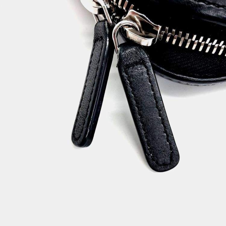 Pre Owned Chanel Black Leather Clutch Bag