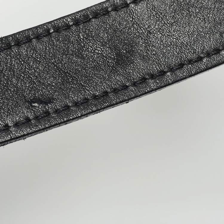 Pre Owned Chanel Black Quilted Leather Easy Reissue Messenger Bag