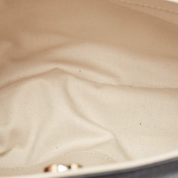 Pre Owned Chanel Black/Cream Leather Small Neo Executive Shopper Tote