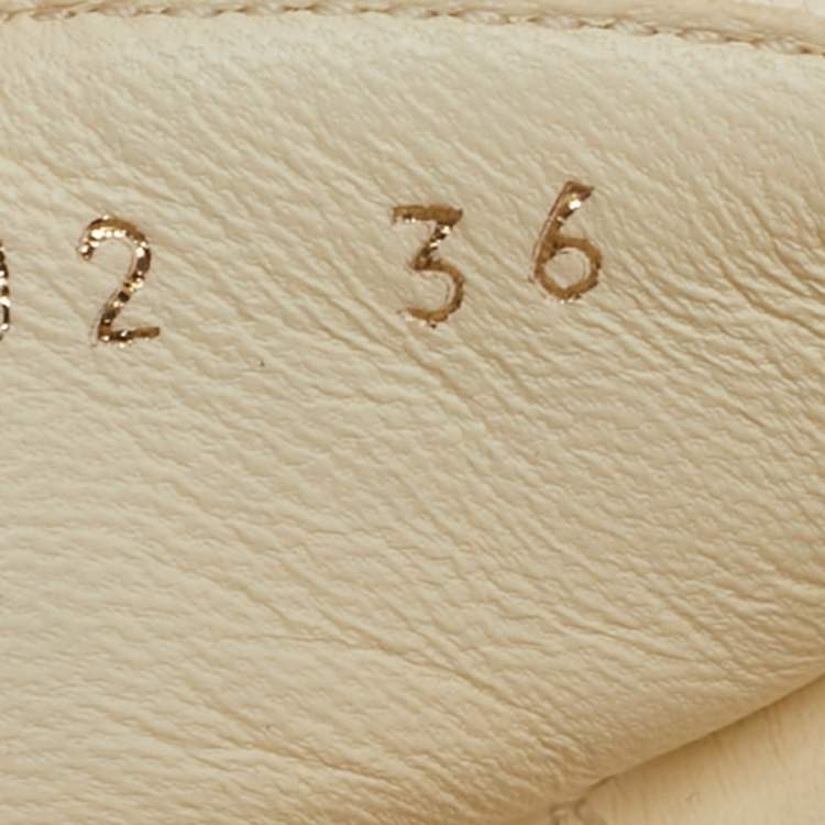 Pre Owned Chanel White Leather and Rope Dad Slingback Sandals Size 36