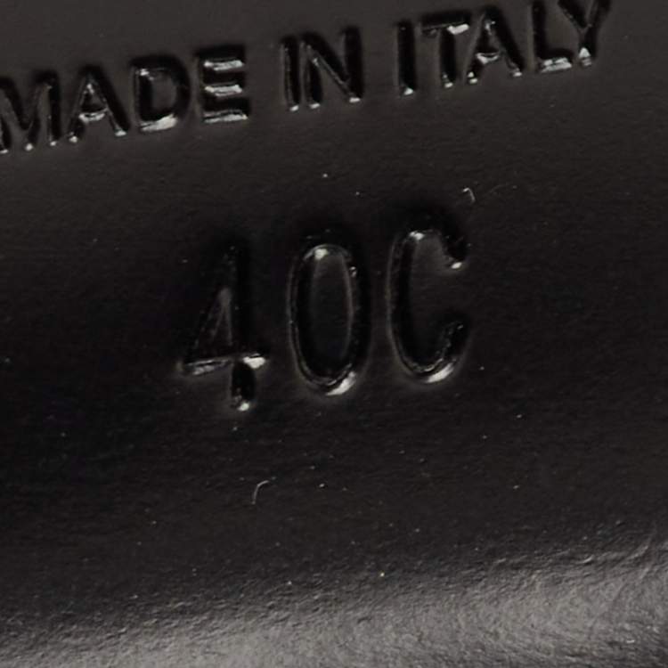 Pre Owned Chanel Camelia Embellished Size 40 Black Leather Platform Wedge Sandals