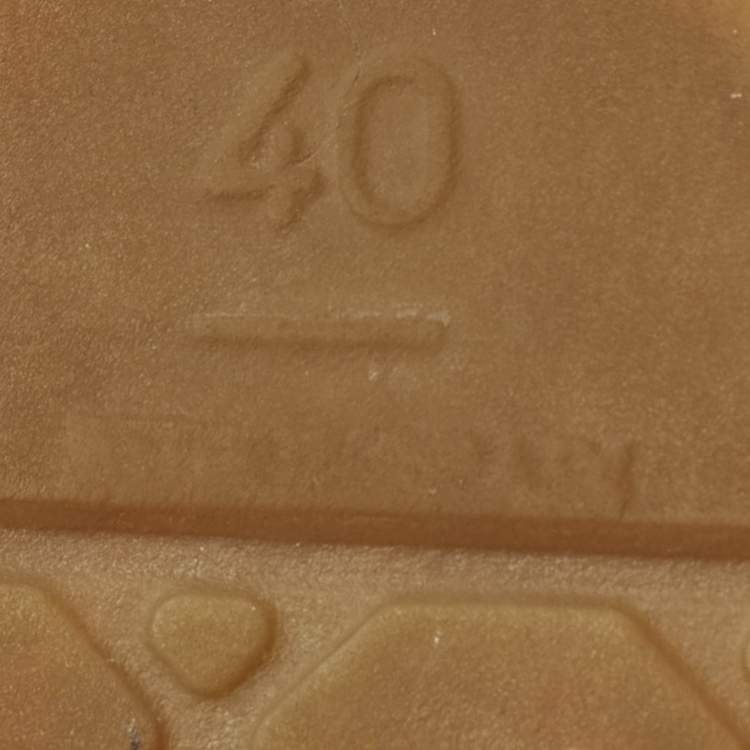 Pre Owned Chanel CC Size 40 Silver/Black Canvas and Leather Cap Toe Espadrille Flats