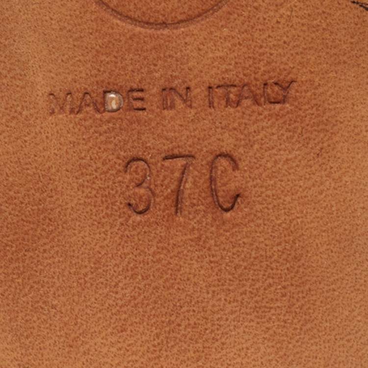 Pre Owned Chanel CC Size 37 Black Canvas and Grosgrain Mules