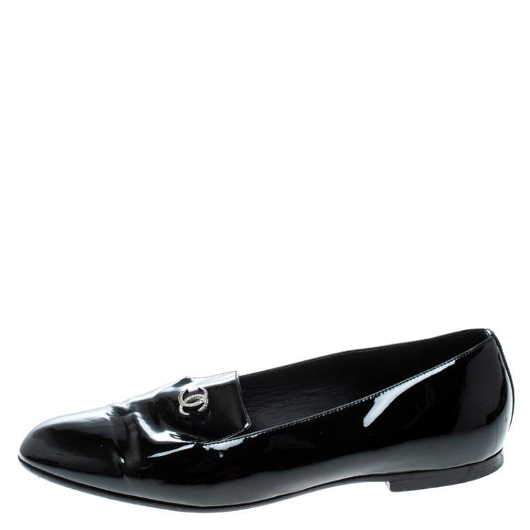 CHANEL Loafer Patent Leather Flats for Women for sale