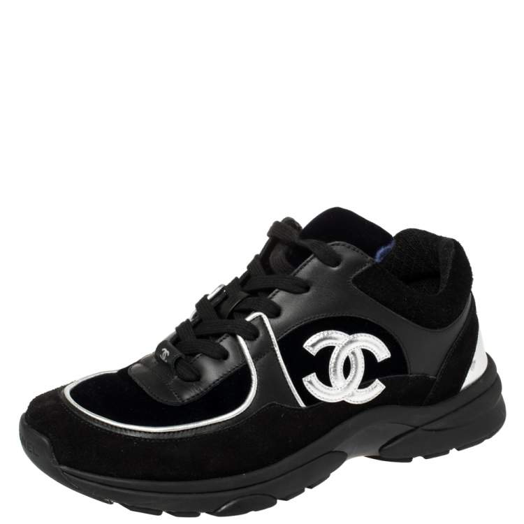 Actualizar 94+ imagen all black chanel tennis shoes - Giaoduchtn.edu.vn