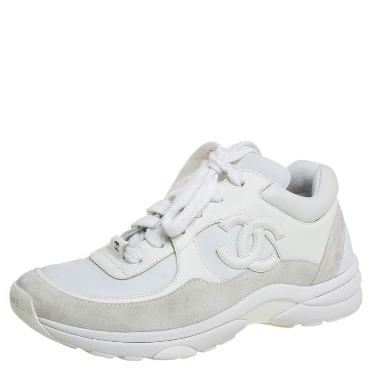 white chanel sneakers womens