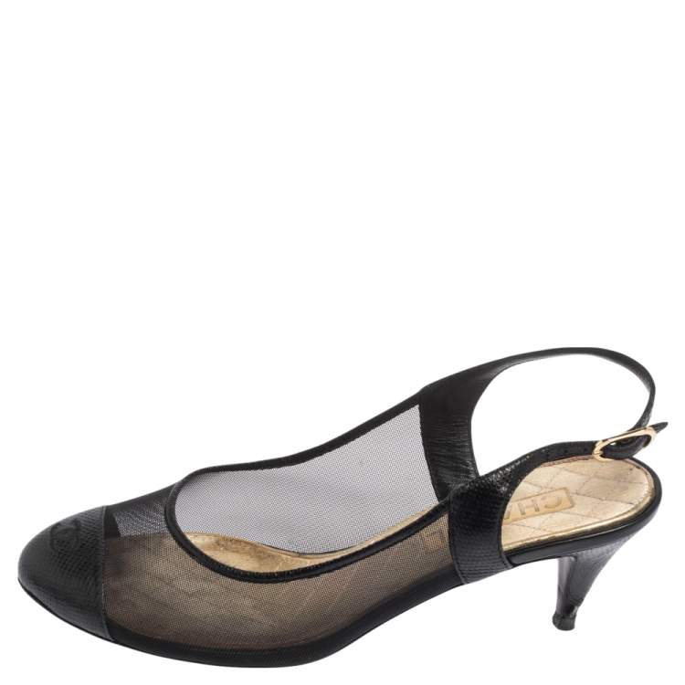 chanel slingback shoes for women wide