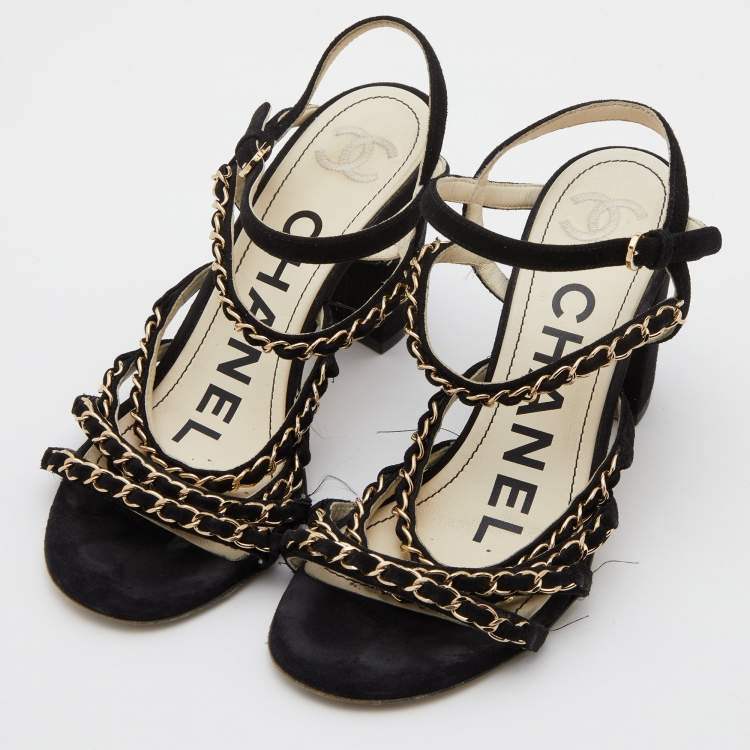Chanel Suede Calfskin Clogs, Women's Fashion, Footwear, Sandals on