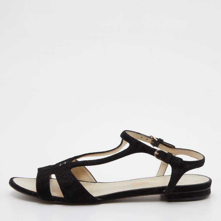 Steve Madden Shoes | Harlene Black Leather Flat Slide Sandals | Style  Representative