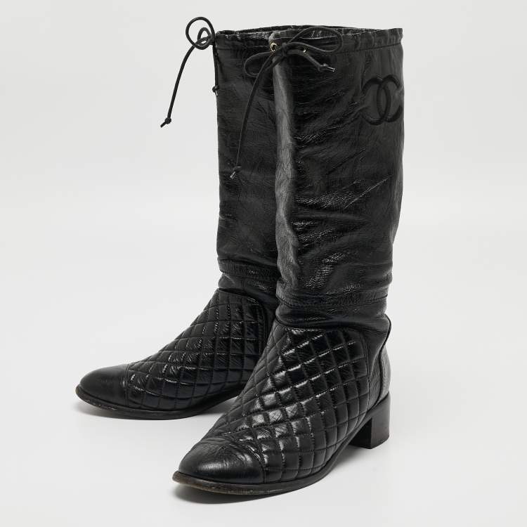 Cheap chanel boots best sale