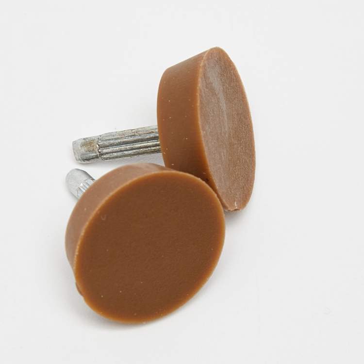 Pre Owned Chanel Brown Quilted Leather Chain Detail Pointed Toe Ankle Boots Size 40