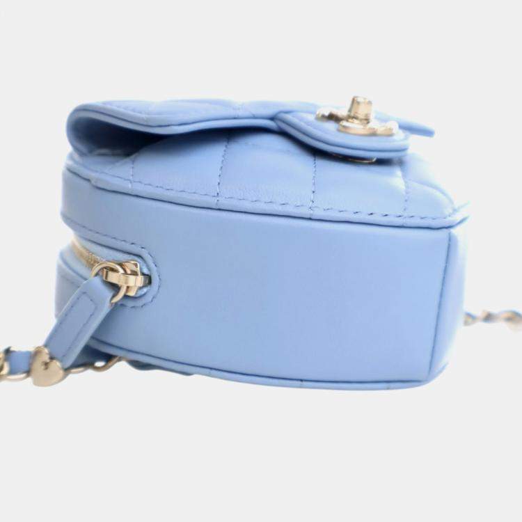 Pre Owned Chanel Mini Lambskin CC in Love Heart Belt Bag