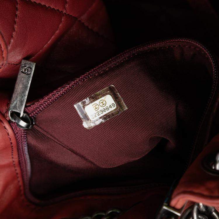 Pre Owned Urban Luxury Drawstring Medium Calfskin Leather Backpack