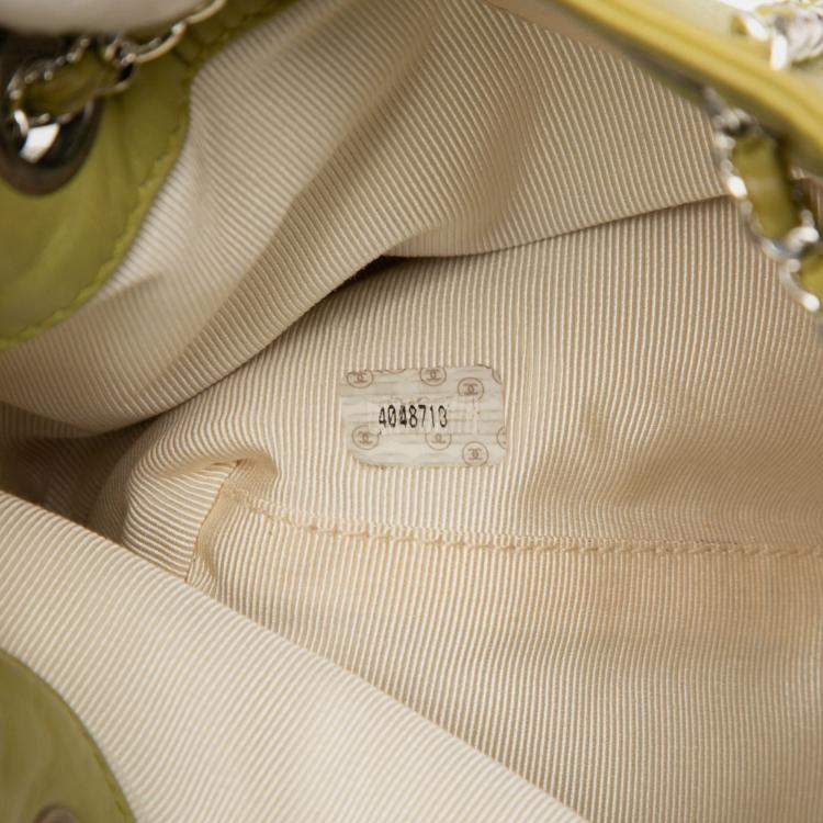 Pre Owned CC Lambskin Drawstring Backpack