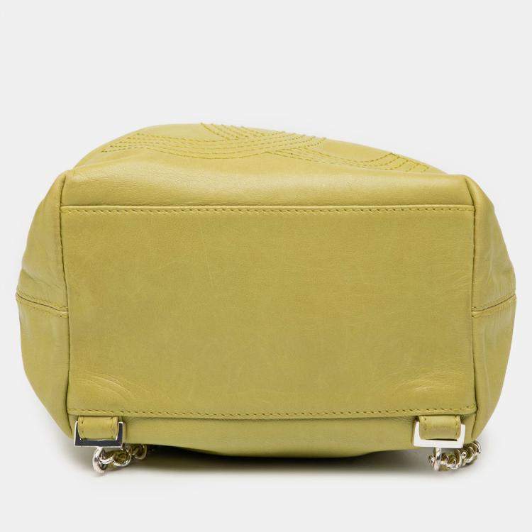 Pre Owned CC Lambskin Drawstring Backpack