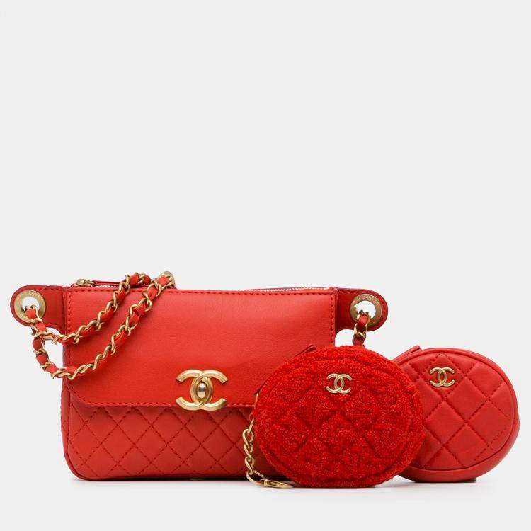 Chanel CC Quilted Calfskin Flap Belt Bag and Coin Purse Chanel TLC