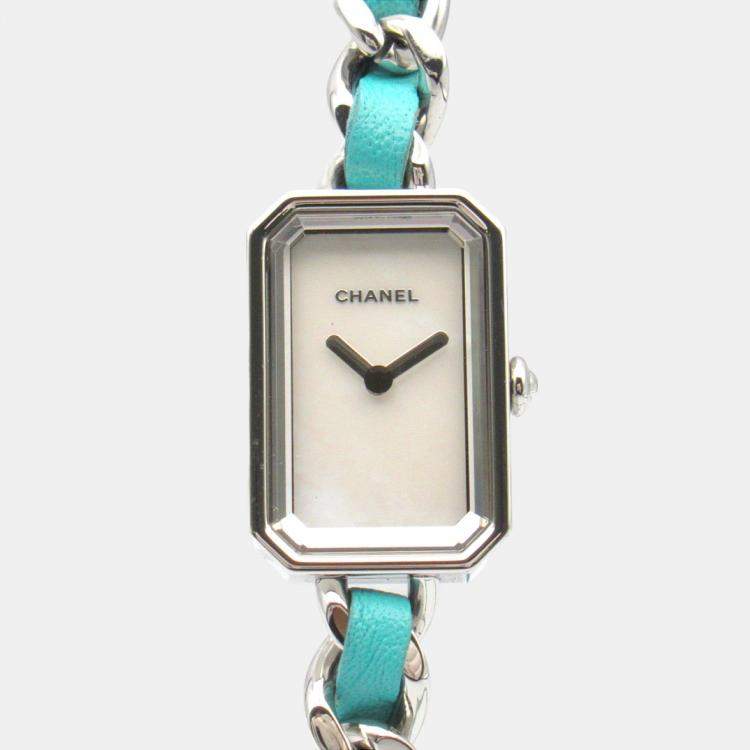 Pre Owned Chanel White Stainless Steel Premiere H4559 Quartz Women's Wristwatch 23 mm