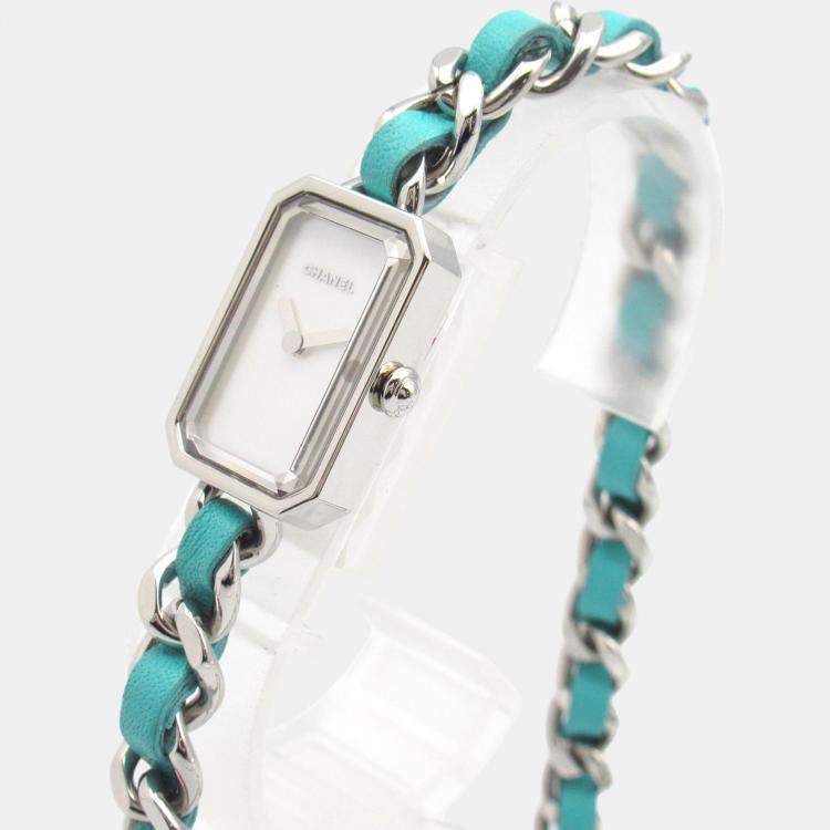 Pre Owned Chanel White Stainless Steel Premiere H4559 Quartz Women's Wristwatch 23 mm