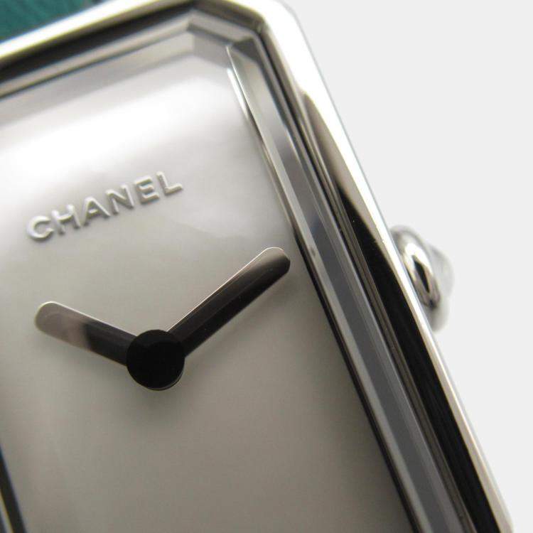 Pre Owned Chanel White Stainless Steel Premiere H4559 Quartz Women's Wristwatch 23 mm