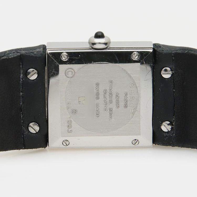 Pre Owned Chanel Matelasse Quartz Stainless Steel Women's Wristwatch 19 mm